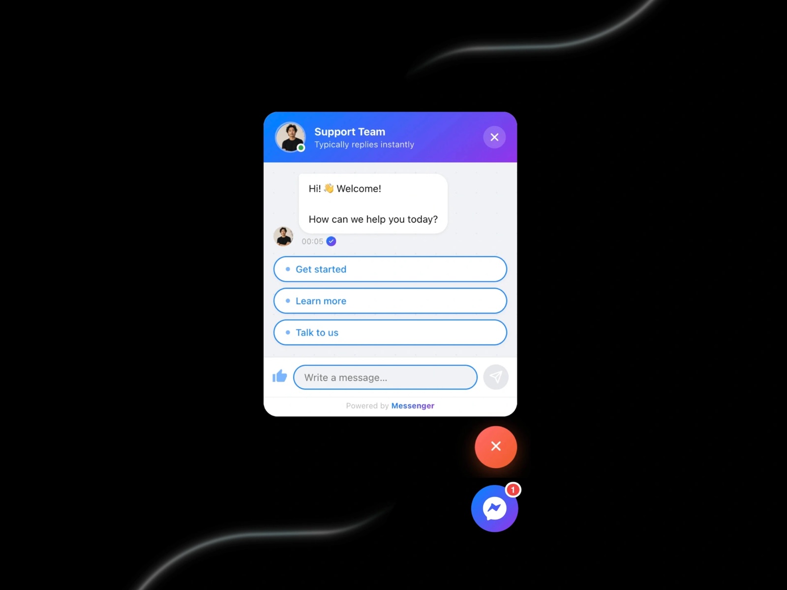 Messenger Widget